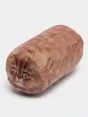 Рыжий подушка-валик "Рыжая кошка, кот"