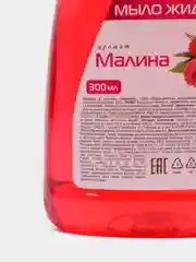 Жидкое мыло-крем для рук 300 мл, Мелодия Малина, пуш-пул, 604784