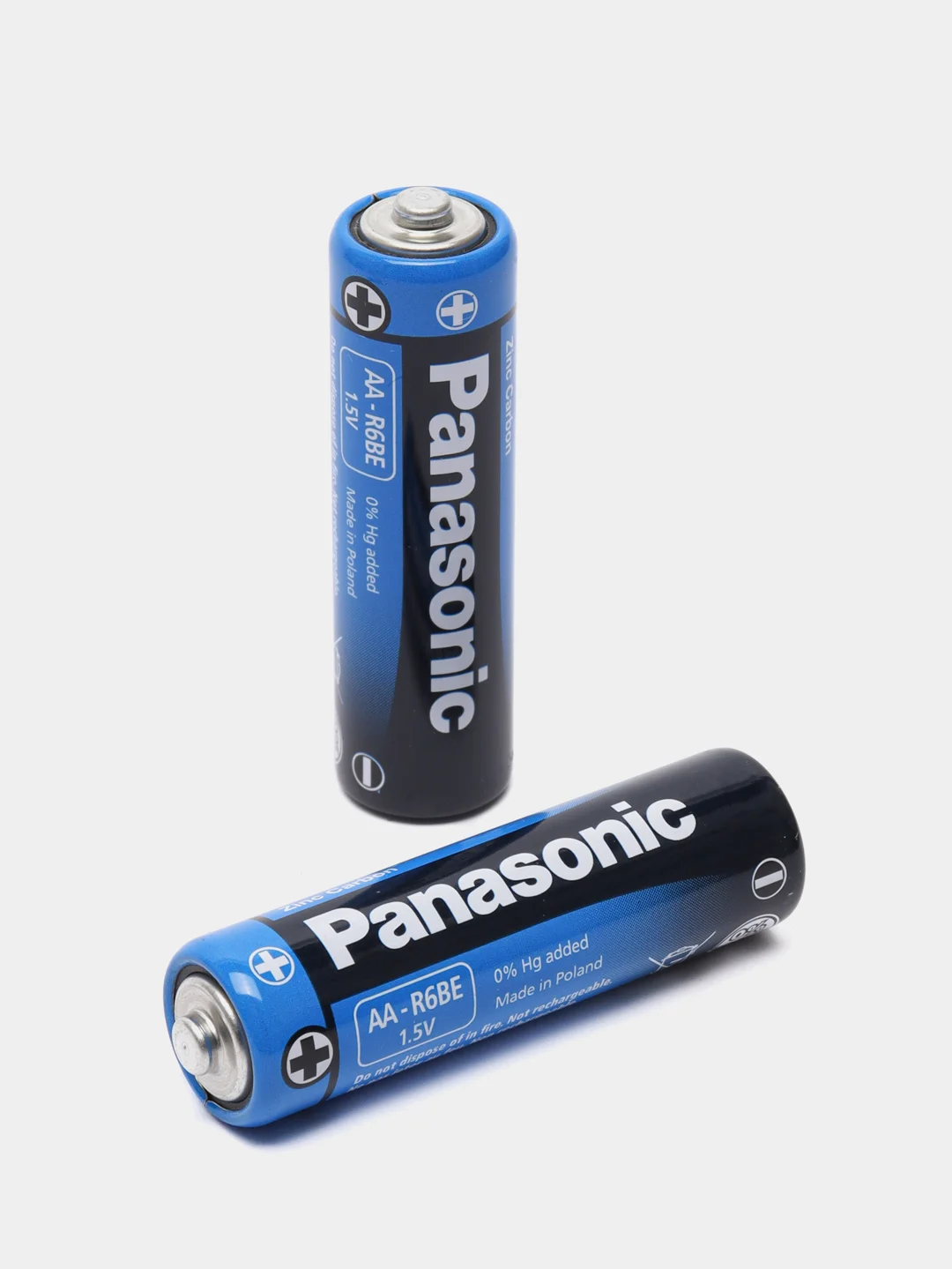 Батарейки, элементы питания солевые АА пальчиковые 4 штуки, Panasonic R6 (316), 450408