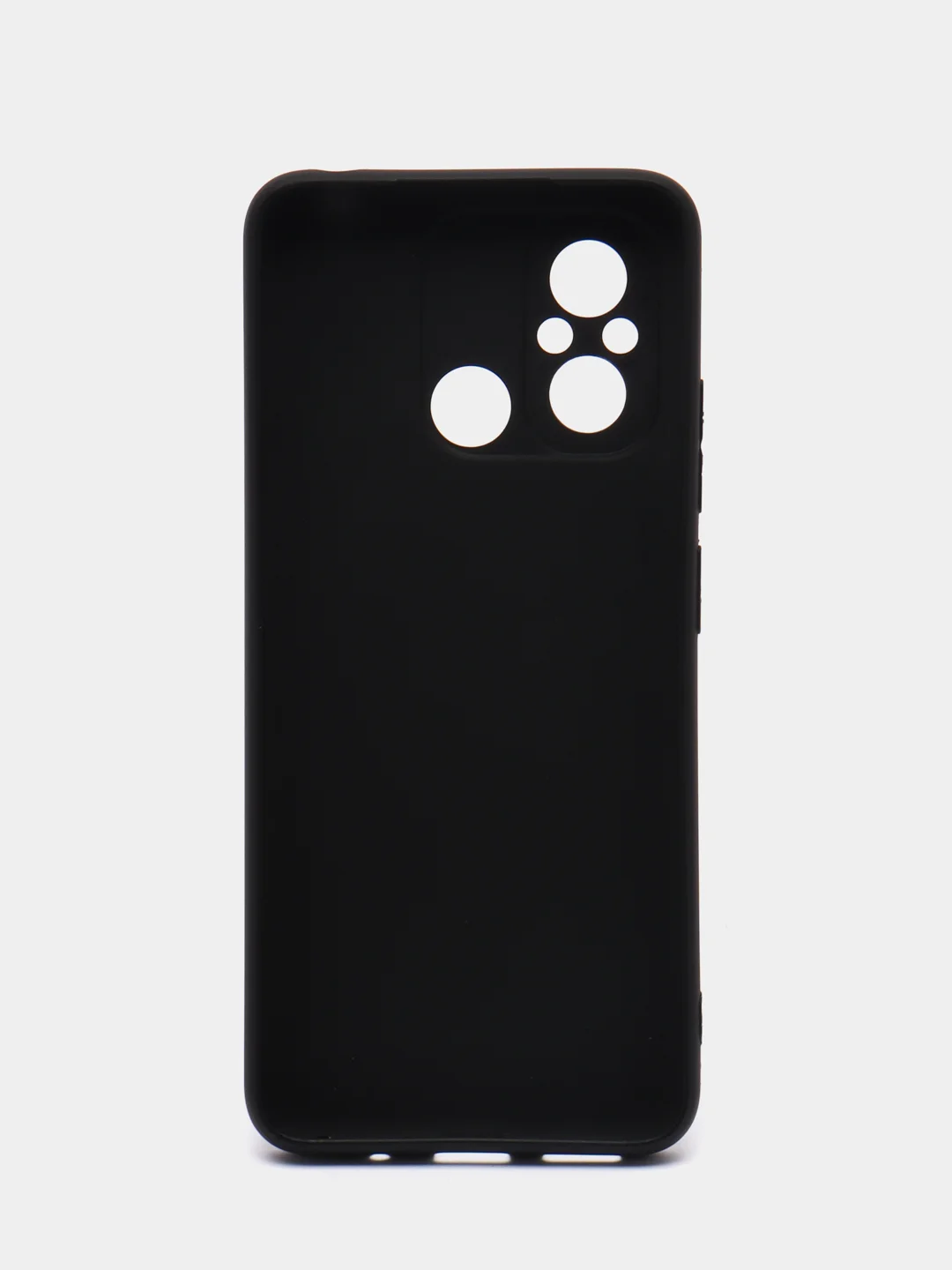 Угольный чехол Xiaomi Redmi 12C (Сяоми Редми 12С), силиконовый, черный