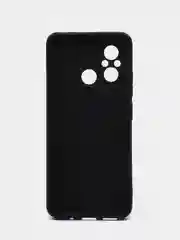Угольный чехол Xiaomi Redmi 12C (Сяоми Редми 12С), силиконовый, черный