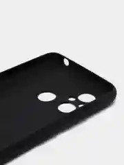 Угольный чехол Xiaomi Redmi 12C (Сяоми Редми 12С), силиконовый, черный
