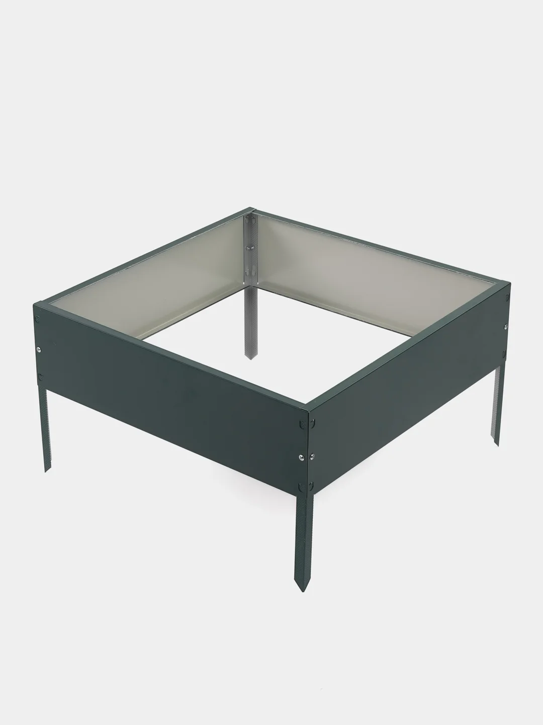 Клумба квадрат краш. 0,6м*0,6м RAL6005, зелёный