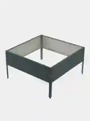 Клумба квадрат краш. 0,6м*0,6м RAL6005, зелёный