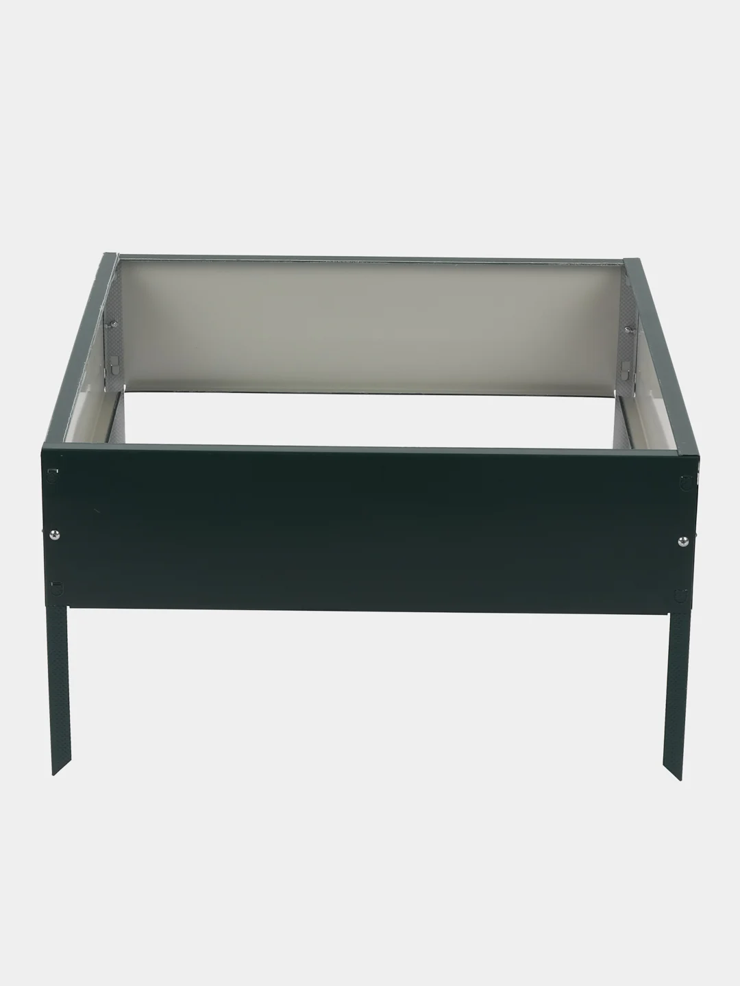 Клумба квадрат краш. 0,6м*0,6м RAL6005, зелёный