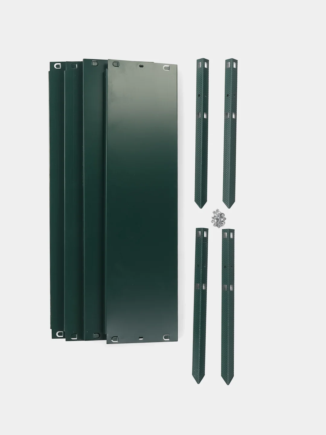 Клумба квадрат краш. 0,6м*0,6м RAL6005, зелёный