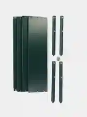 Клумба квадрат краш. 0,6м*0,6м RAL6005, зелёный