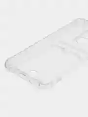 Чехол противоударный Infinix Hot 20i / Инфиникс Хот 20Ай прозрачный, с карманом для карты