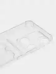 Чехол противоударный Infinix Hot 20i / Инфиникс Хот 20Ай прозрачный, с карманом для карты