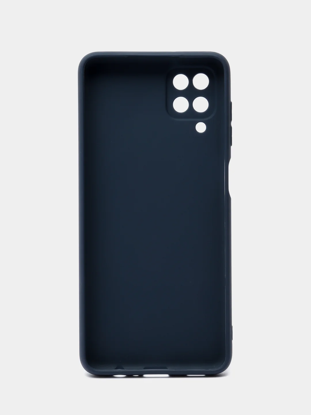 Голубой чехол силиконовый для Samsung Galaxy M12, накладка бампер синий LuxCase