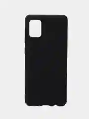 Черный чехол пластиковый для Samsung Galaxy A31, накладка, бампер, черный, LuxCase