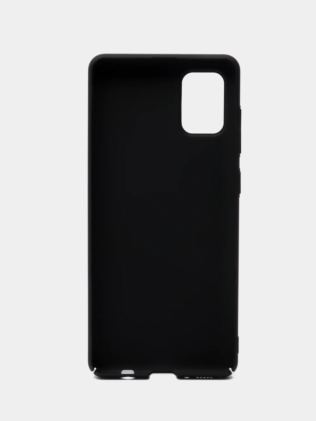 Черный чехол пластиковый для Samsung Galaxy A31, накладка, бампер, черный, LuxCase