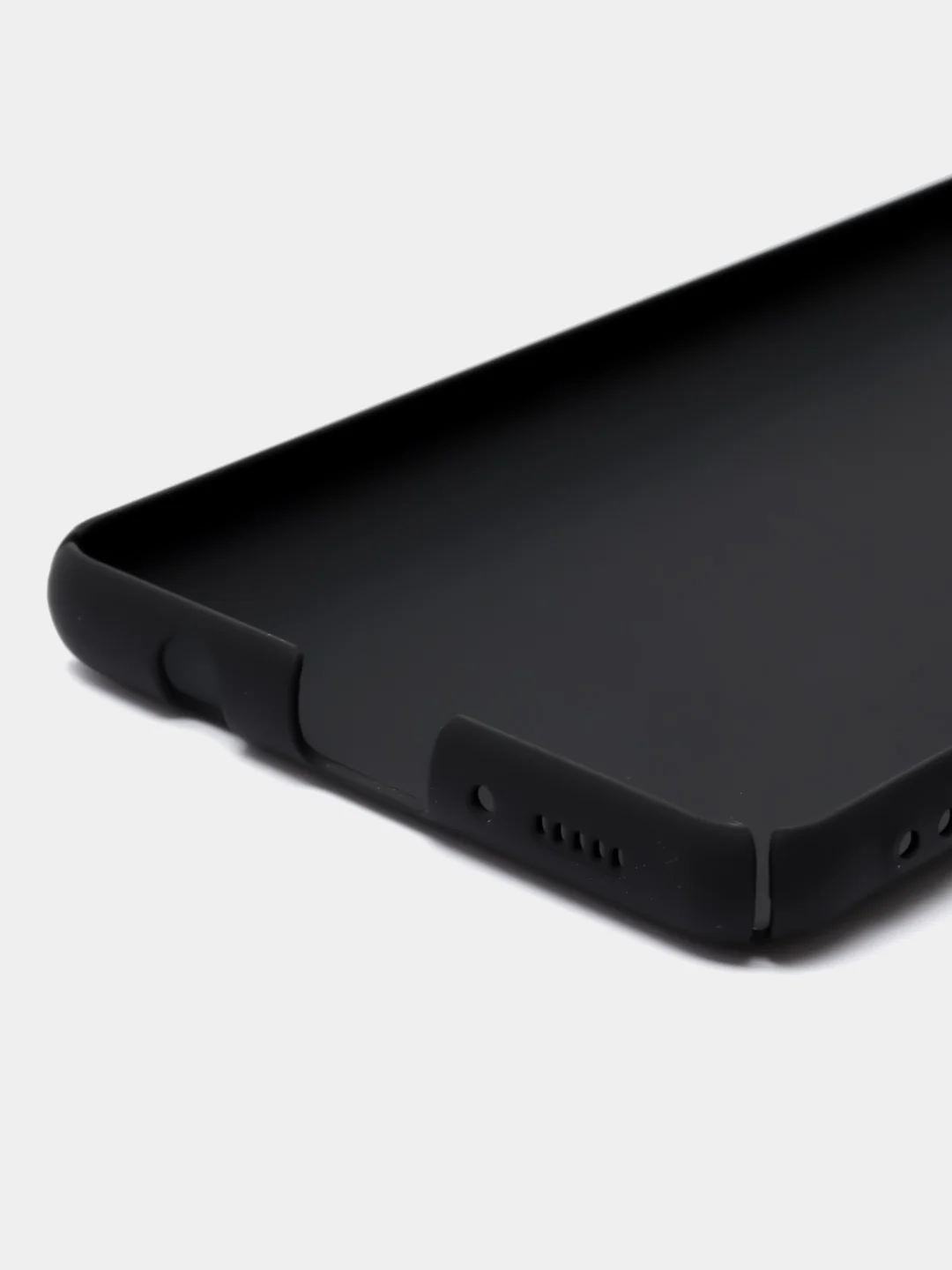 Черный чехол пластиковый для Samsung Galaxy A31, накладка, бампер, черный, LuxCase