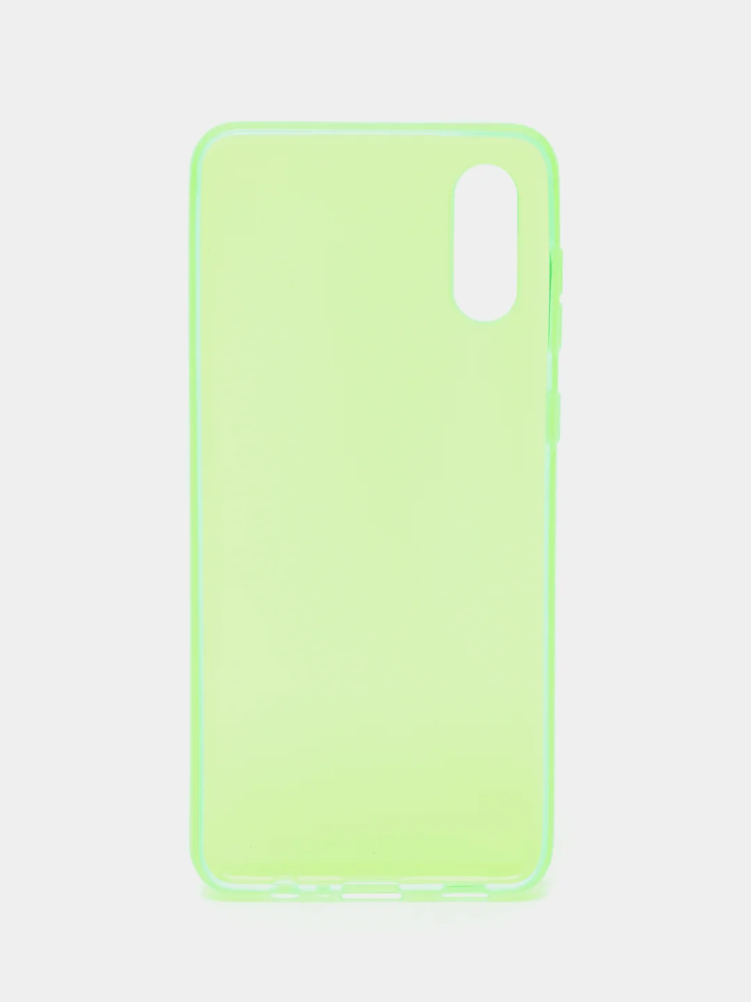 Салатовый чехол силиконовый для Samsung Galaxy A02 накладка бампер RedLine