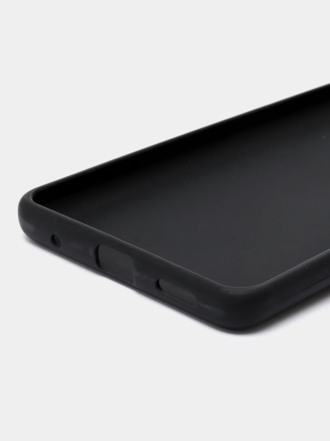 Черный чехол силиконовый для Xiaomi Redmi Note 10 Pro бампер черный LuxCase
