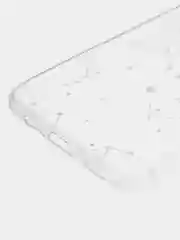 Белый чехол силиконовый для Samsung Galaxy A02, накладка, бампер прозрачный с принтом RedLine