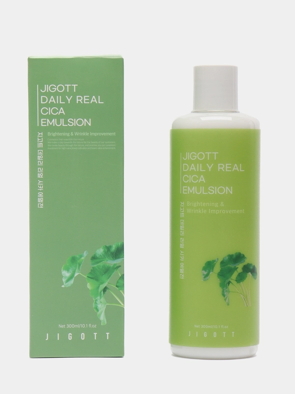 Эмульсия успокаивающая с центеллой азиатской Jigott Daily Real Cica Emulsion, 300 ml