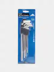 Набор имбусовых ключей VertexTools, шестигранники, 9 штук, 22 см