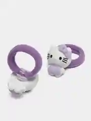 Сиреневый детские резинки для волос Hello Kitty, 2 штуки