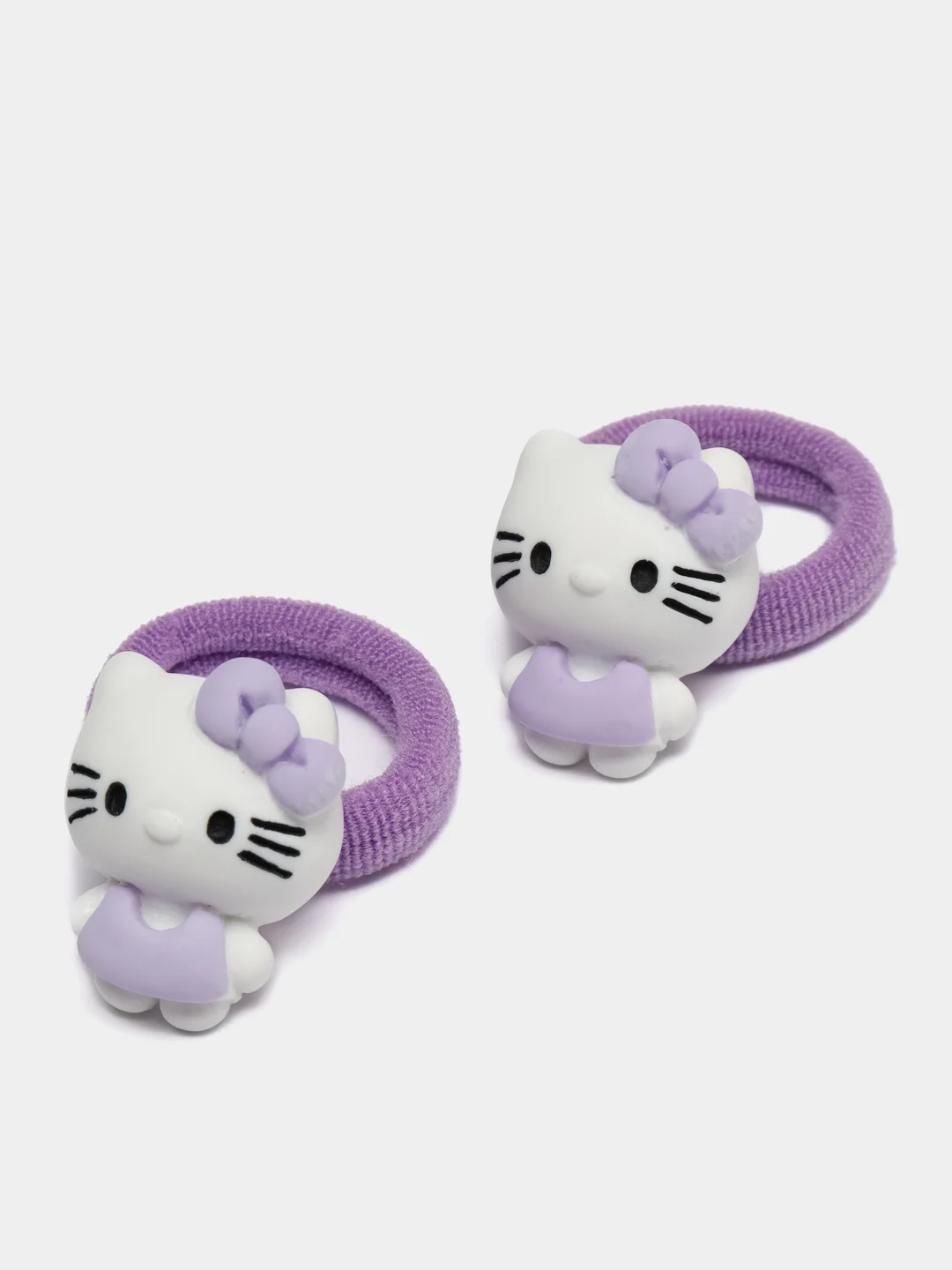 Сиреневый детские резинки для волос Hello Kitty, 2 штуки