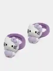 Сиреневый детские резинки для волос Hello Kitty, 2 штуки