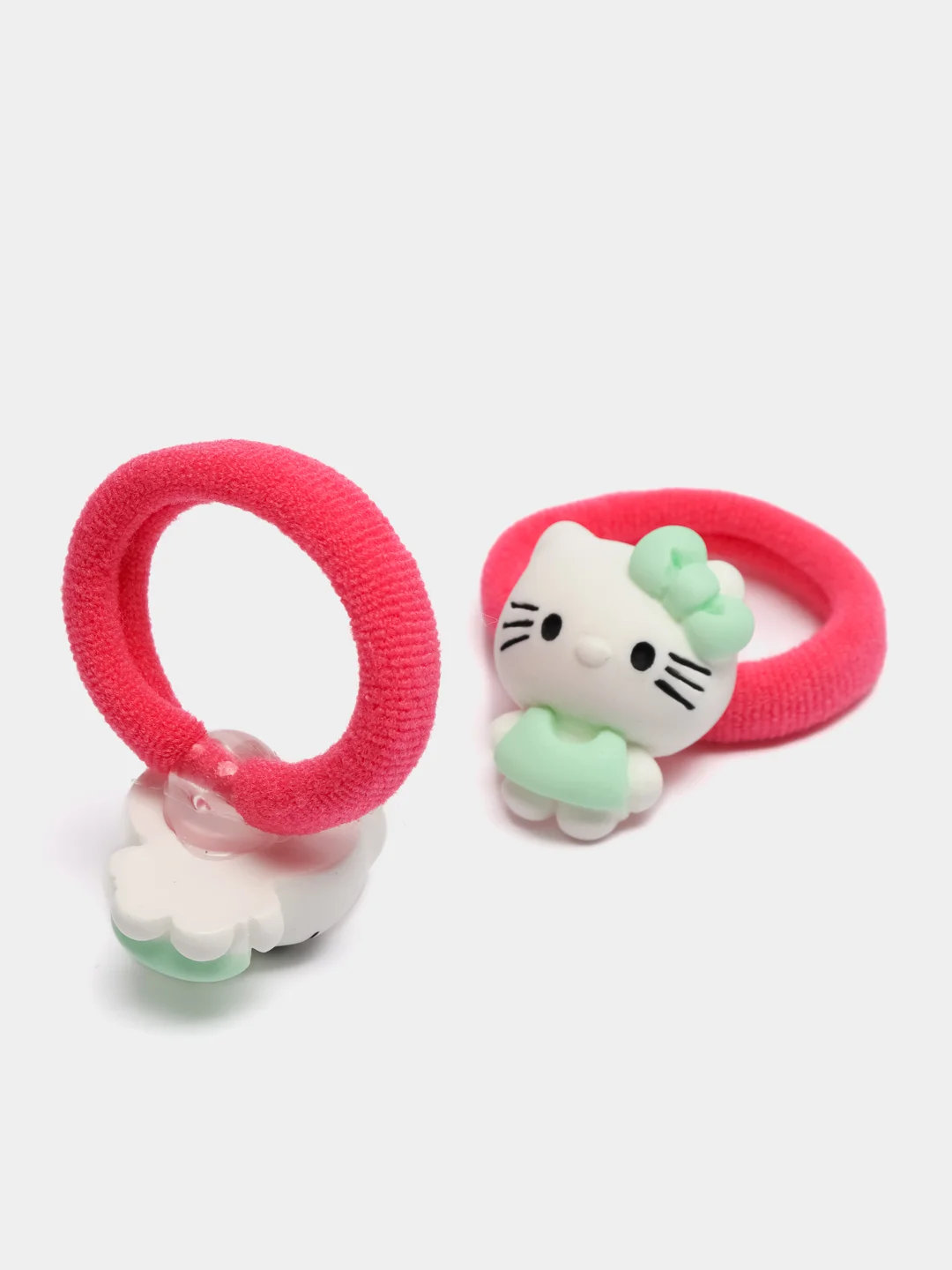 Фуксия детские резинки для волос Hello Kitty, 2 штуки