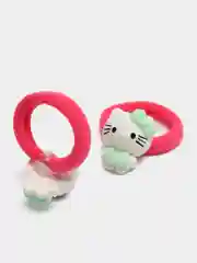Фуксия детские резинки для волос Hello Kitty, 2 штуки