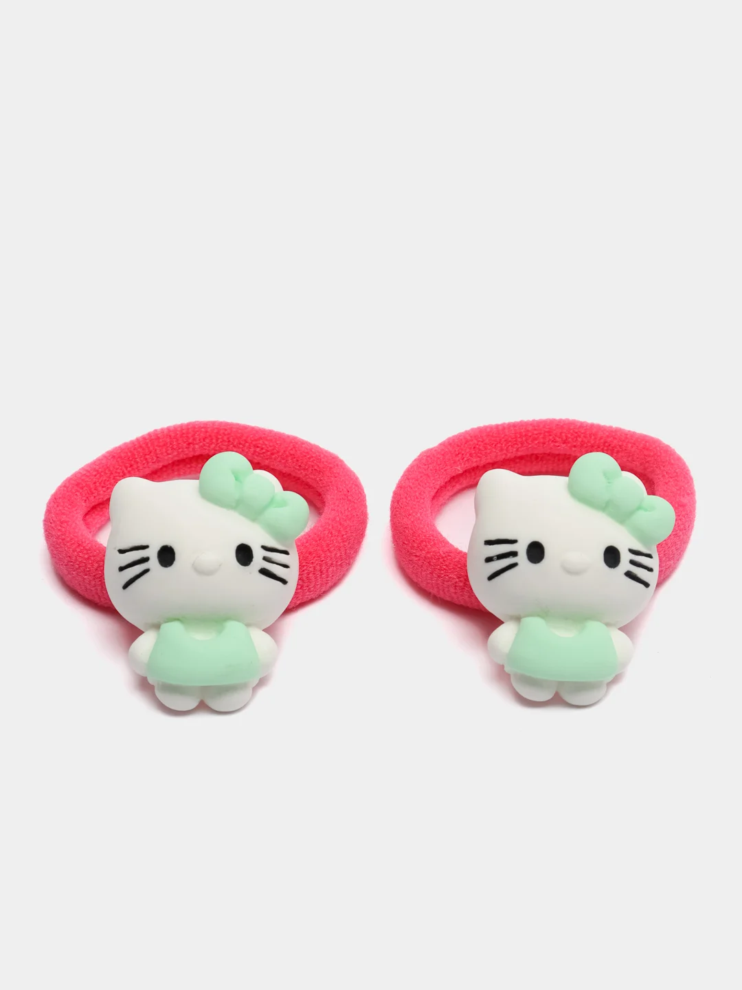 Фуксия детские резинки для волос Hello Kitty, 2 штуки