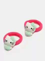 Фуксия детские резинки для волос Hello Kitty, 2 штуки