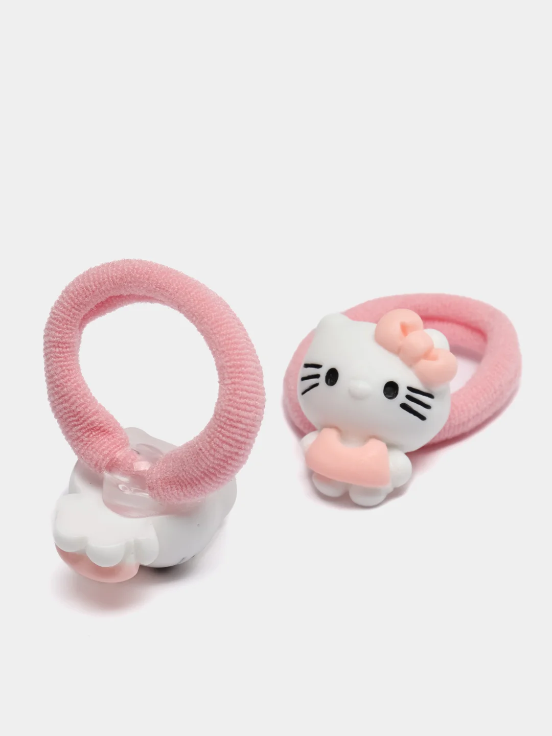 Розовый детские резинки для волос Hello Kitty, 2 штуки