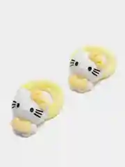 Желтый детские резинки для волос Hello Kitty, 2 штуки