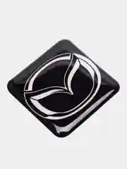 Черный 3d наклейки-стикеры для телефона, Honda, Mazda, Lada, BMW, Hyundai