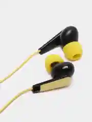 Желтый наушники проводные с микрофоном
