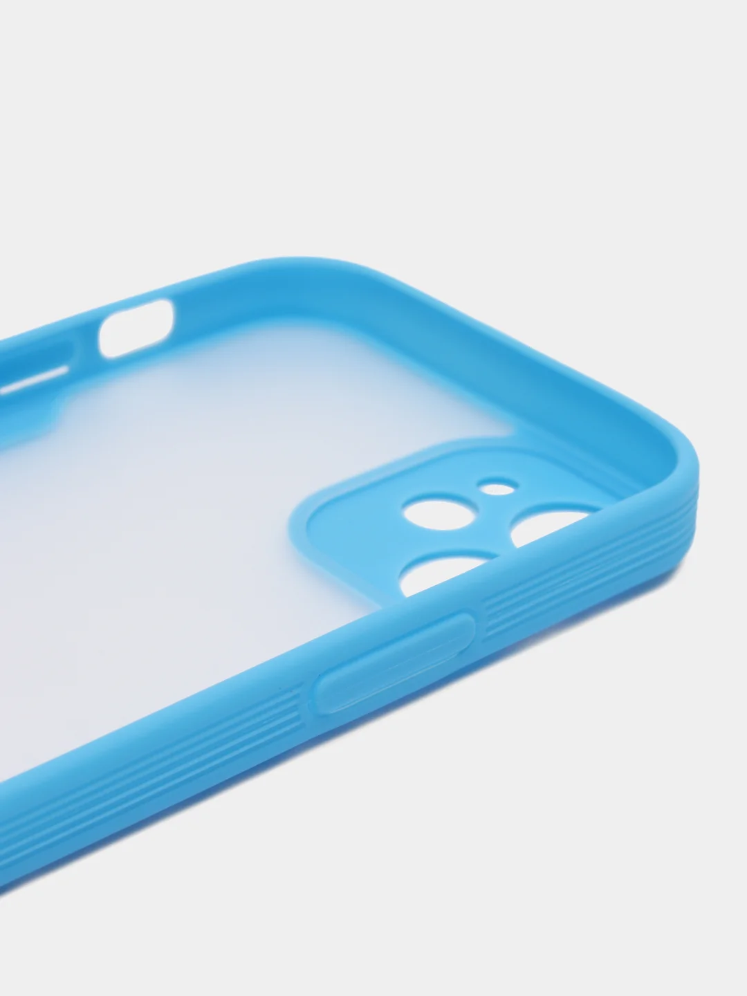 Голубой чехол Bubble Slim Case для iPhone 14/13/13PRO/13/MINI/12/12MINI/11/7/7PLUS/X/XS