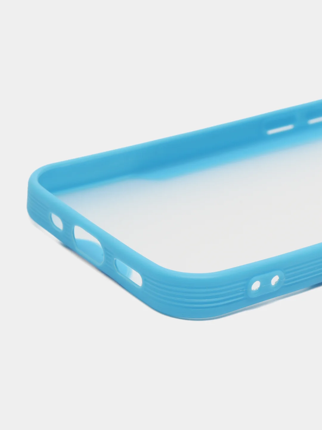 Голубой чехол Bubble Slim Case для iPhone 14/13/13PRO/13/MINI/12/12MINI/11/7/7PLUS/X/XS