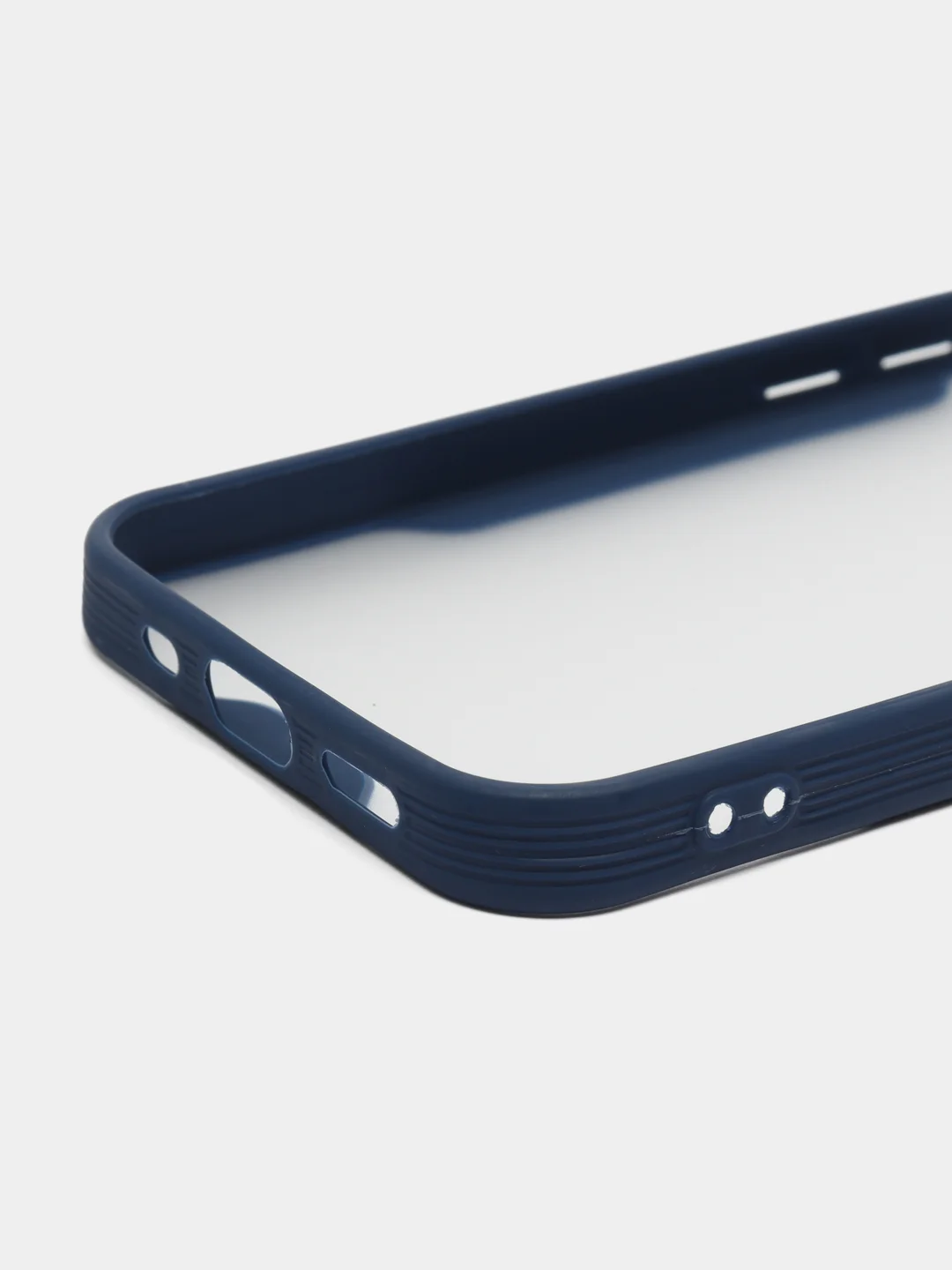 Темно-синий чехол Bubble Slim Case для iPhone 14/13/13PRO/13/MINI/12/12MINI/11/7/7PLUS/X/XS