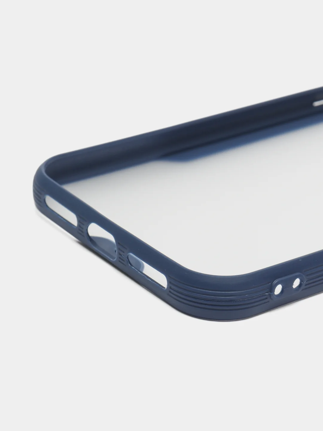 Темно-синий чехол Bubble Slim Case для iPhone 14/13/13PRO/13/MINI/12/12MINI/11/7/7PLUS/X/XS