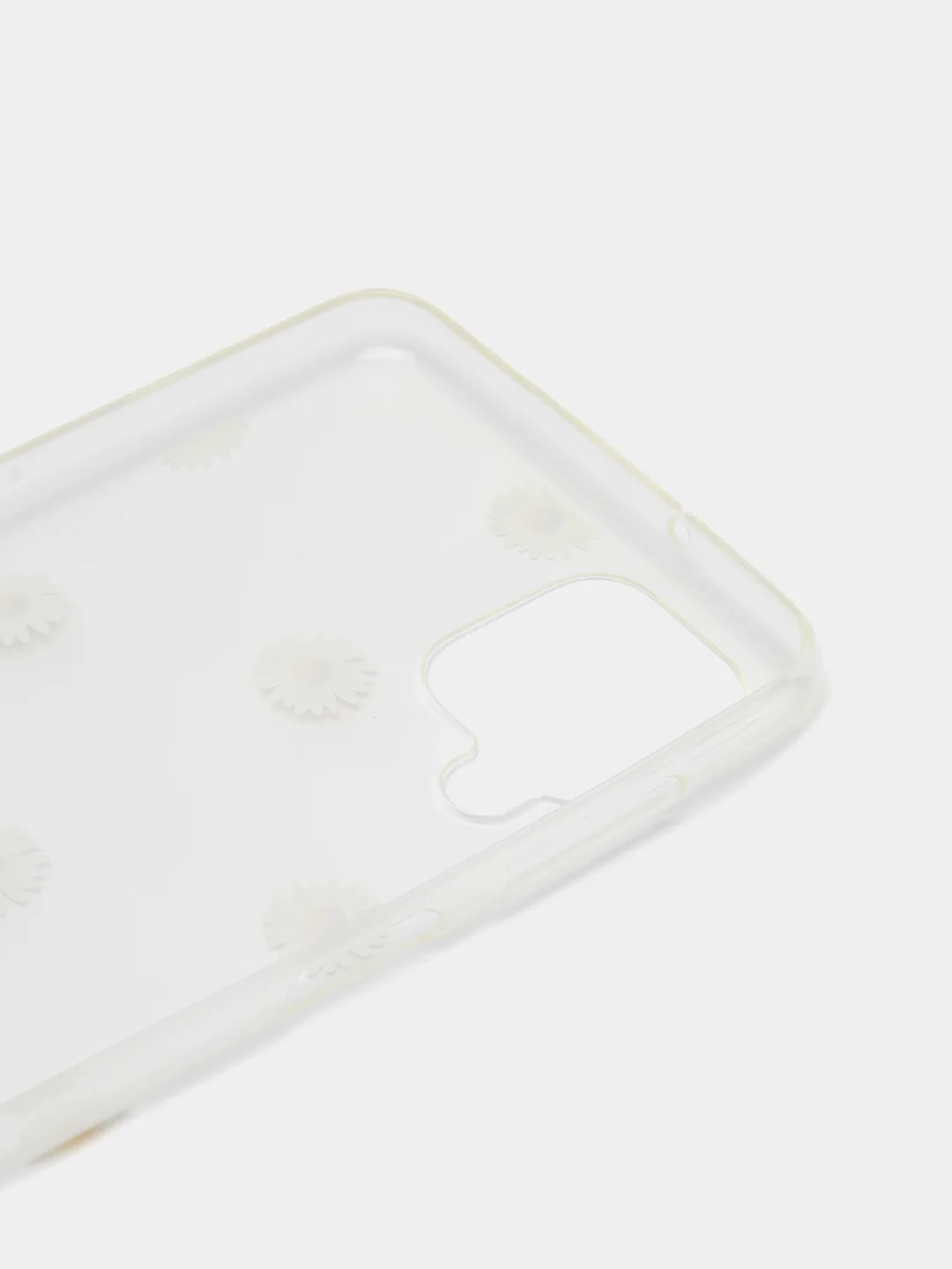 Желтый чехол силиконовый для Samsung Galaxy M12, накладка, бампер прозрачный с принтом, RedLine