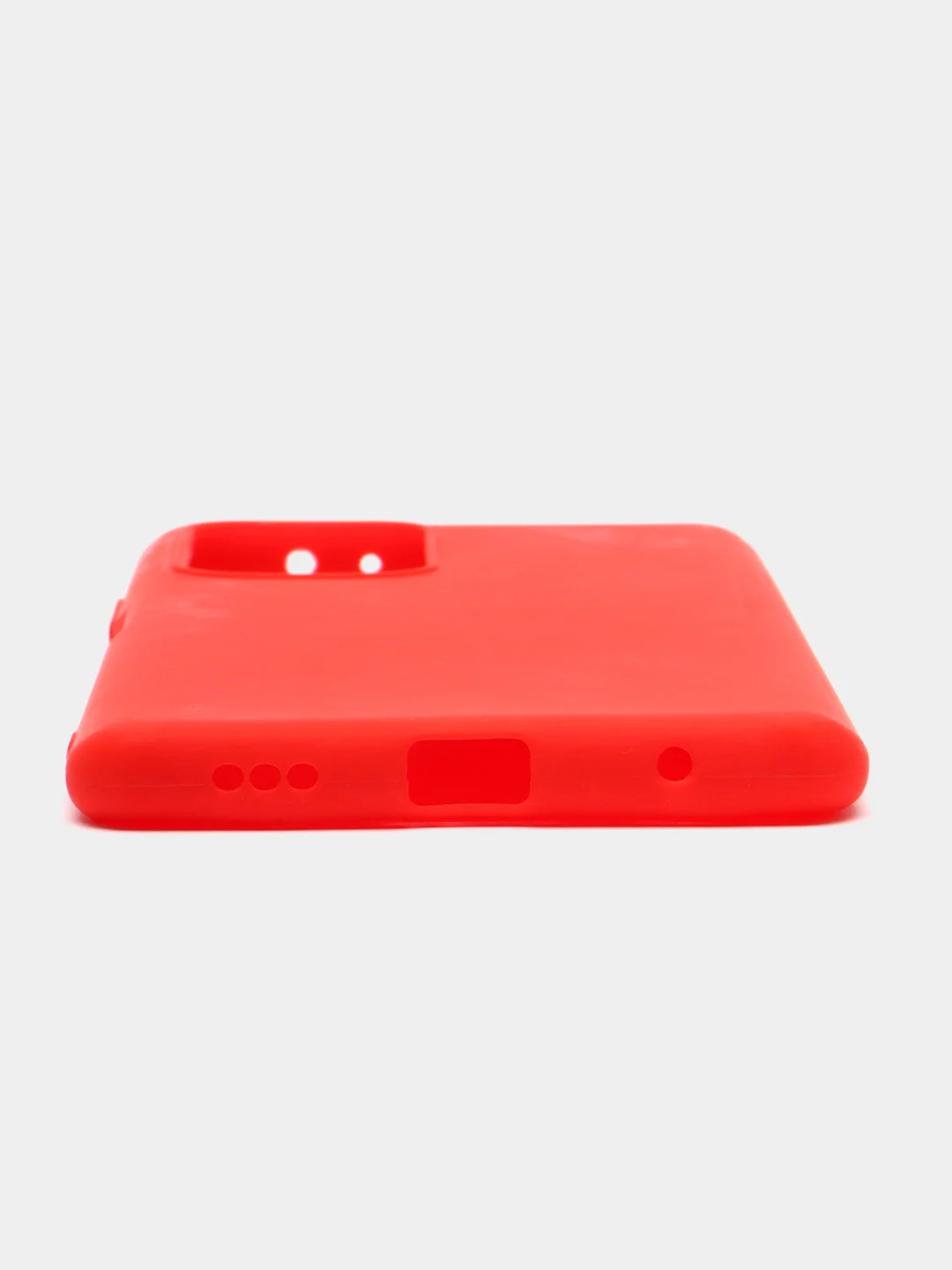 Красный чехол силиконовый для Xiaomi Redmi Note 10 Pro бампер черный LuxCase