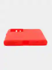 Красный чехол силиконовый для Xiaomi Redmi Note 10 Pro бампер черный LuxCase