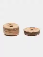Бусины кокосовые круглые 10 мм. - 20 штук