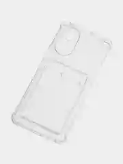 Прозрачный чехол противоударный Huawei Nova 8 (Хуавей Нова 8), прозрачный, с карманом для карты