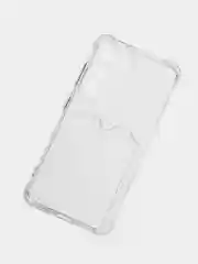 Прозрачный чехол для Samsung Galaxy S23, Самсунг С23 прозрачный, с карманом для карты