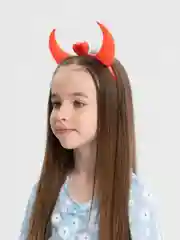 Красный светящийся ободок рожки