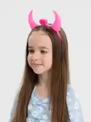 Красный светящийся ободок рожки