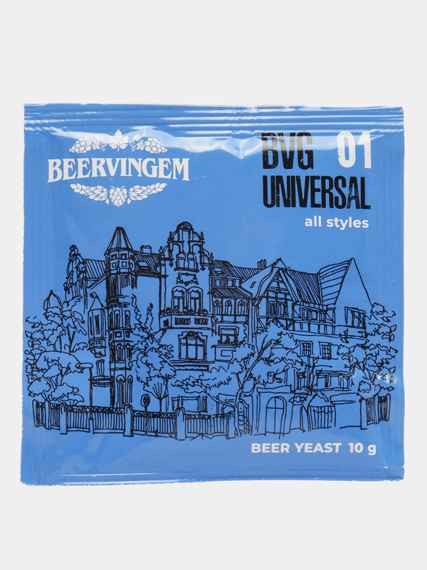 Дрожжи пивные универсальные "Universal BVG-01", Beervingem, 10 г