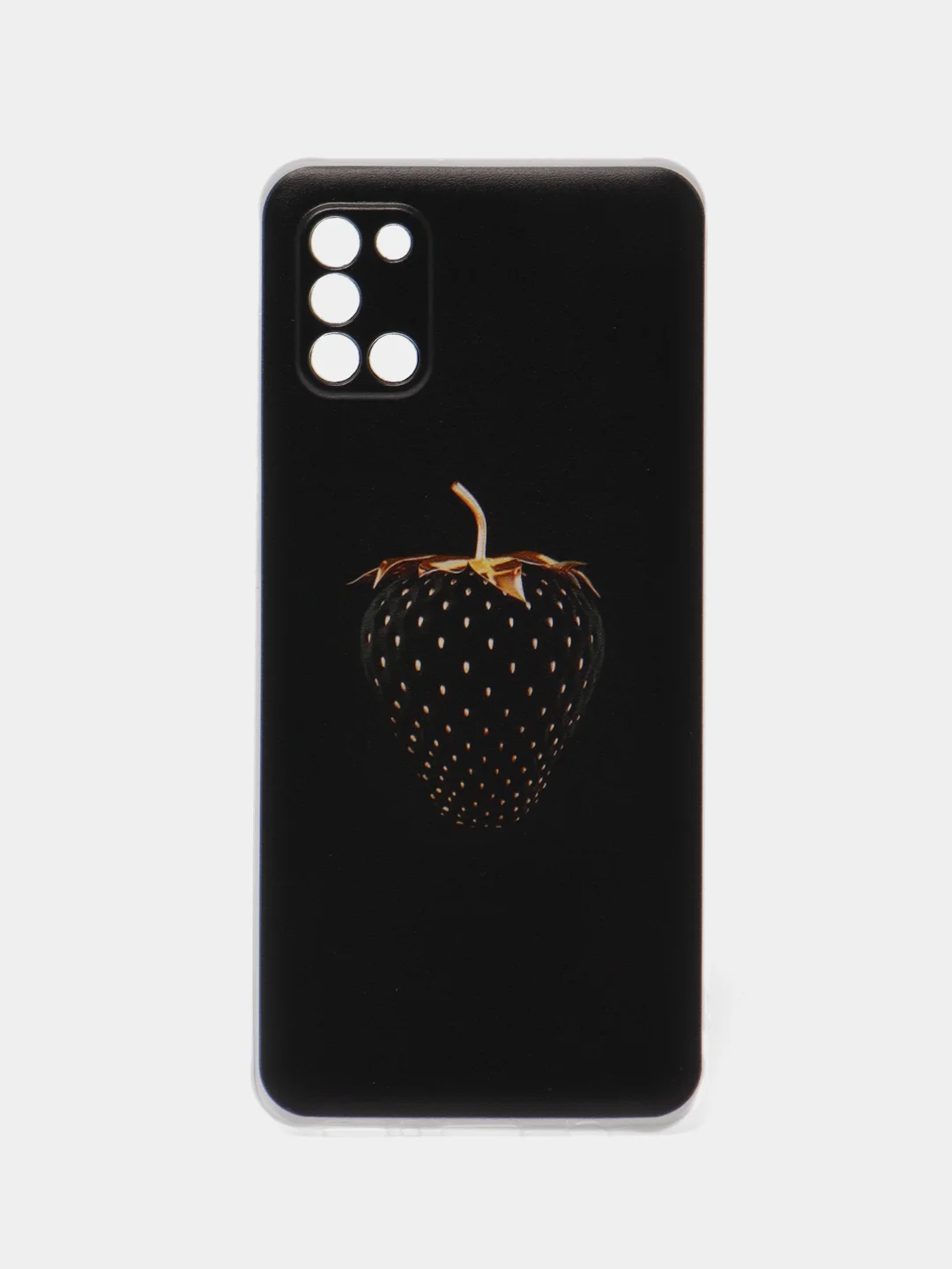 Разноцветный силиконовый чехол на Samsung Galaxy A31 / Самсунг А31 прозрачный с рисунком, защита камеры