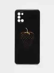 Разноцветный силиконовый чехол на Samsung Galaxy A31 / Самсунг А31 прозрачный с рисунком, защита камеры