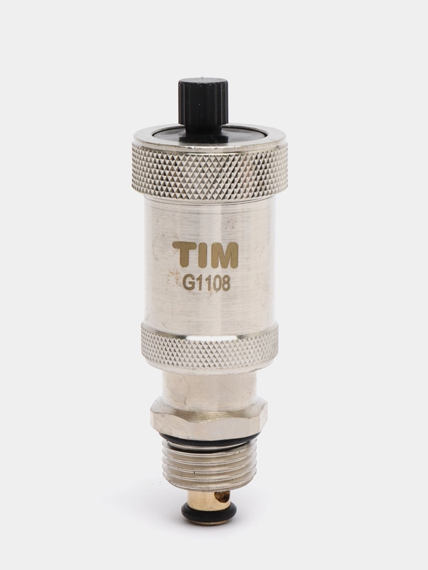 Воздухоотводчик с автозапором 1/2" хромированный TIM BL5816