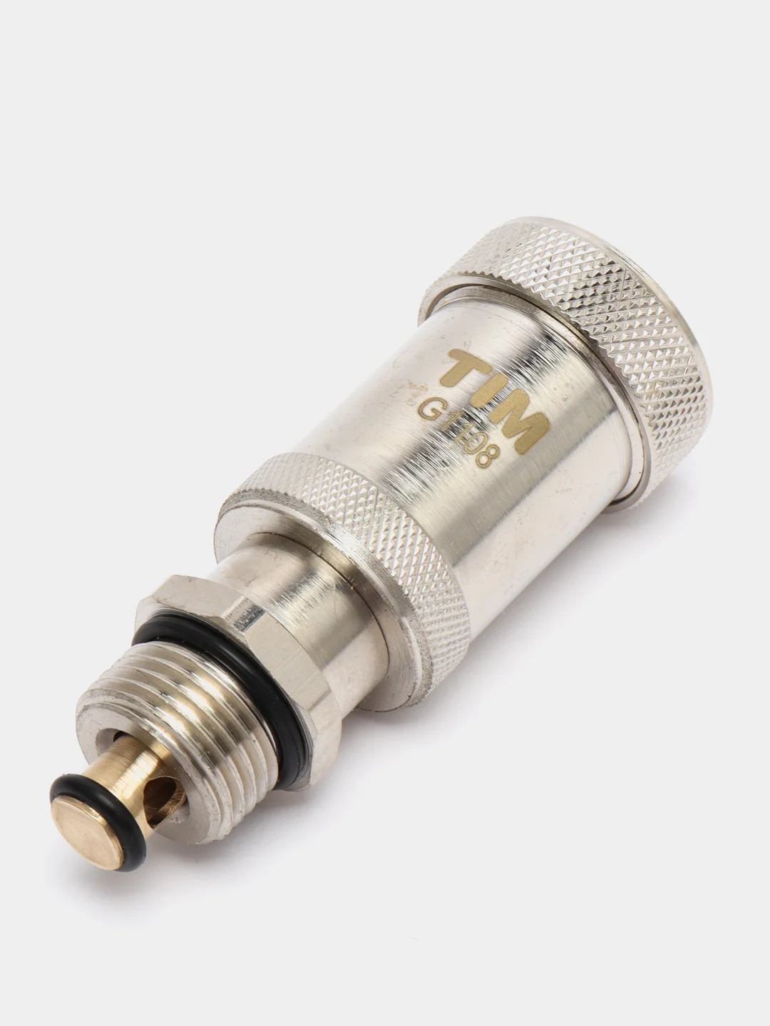 Воздухоотводчик с автозапором 1/2" хромированный TIM BL5816